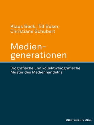 cover image of Mediengenerationen